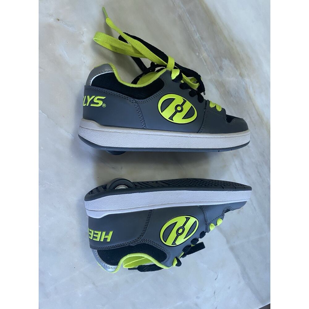 Heelys Kids Skate Shoes Sz 5 Propel 2.0 Gray Black Yellow new in box - Picture 4 of 6